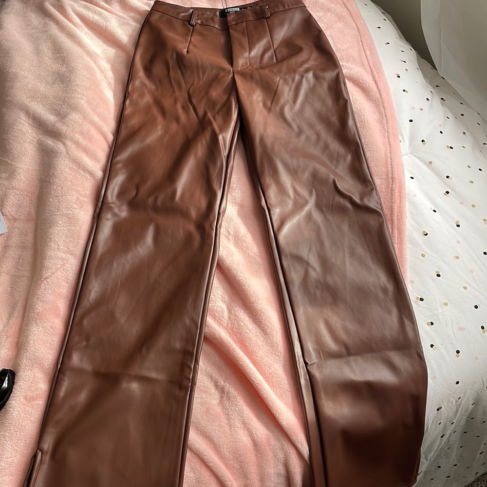 Brand NEW: MISSGUIDED DRESS & LEATHER PANTS